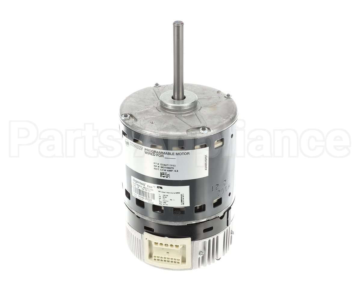 MOT09675 Trane Motor; Ecm Vs Motor Module Set; 3/4 Hp;