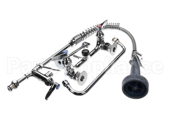 MPR-8WLN-12 T&S Brass Minipru: 8 Wall Mount Faucet W B0108