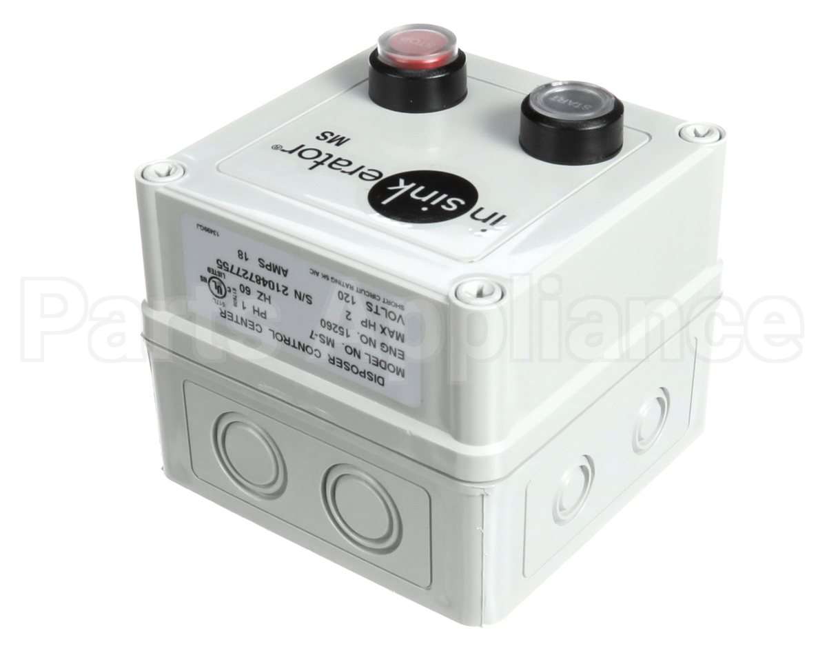 MS-7 Insinkerator Dspsrcntrlcntr120V,1Ph,1/2-2Hp