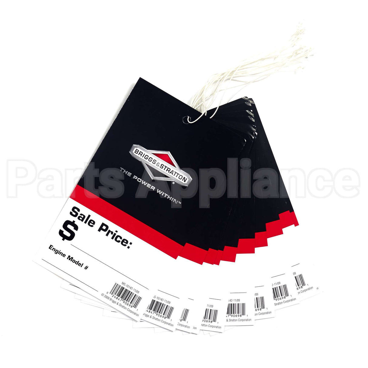 MS10142 Briggs & Stratton Gen Dealer Hang Tag