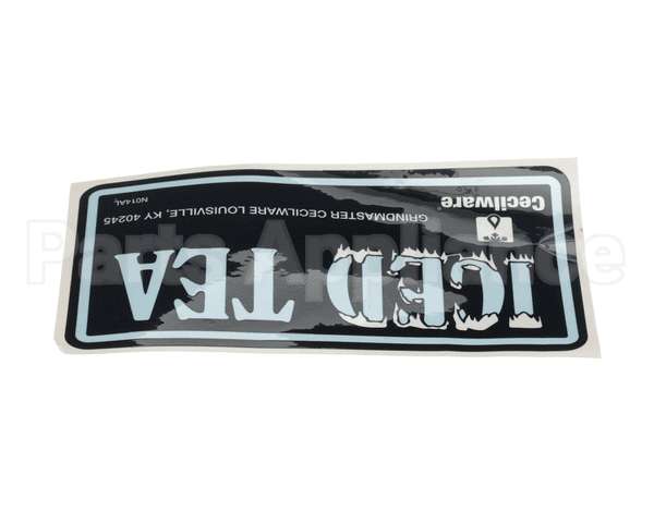 N014AL Grindmaster Cecilware Label Iced Tea - S3/5/10