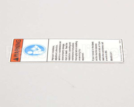 N0160 Bki Decal, Before Using This Machi