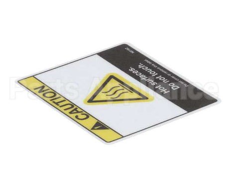 N0162 Bki Decal, Caution Hot Surfaces