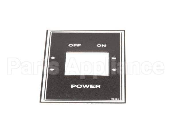 N0494 Bki Decal, Power Switch Ctl Plate