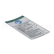 N0527 Compatible BKI Decal, Safety Instructions, Fryers