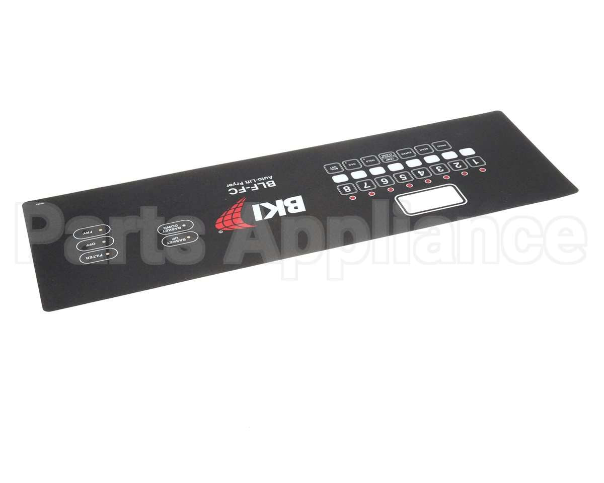 N0687 Bki Decal, Control Panel, Blf-Fc,