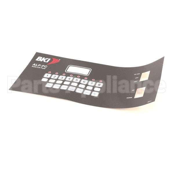 N0711 Compatible BKI Decal, Control Panel, Alf-Fc, Boil Out