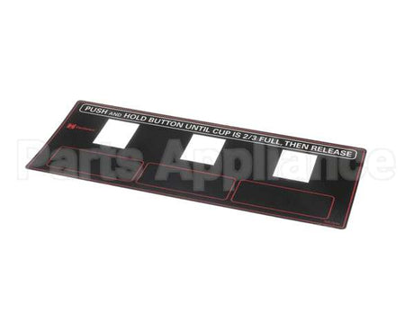NA76AL Grindmaster Cecilware Label Switch Panel- 3Kgb