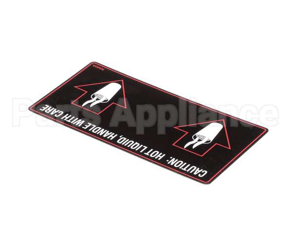 NA89AL Grindmaster Cecilware Label Hot Liquid-Gb2D/M/K