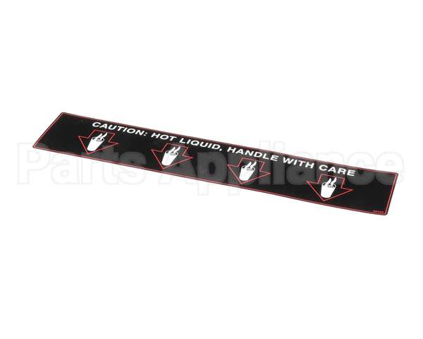 NA93AL Grindmaster Cecilware Label Hot Liquid-Gb4D/M/S