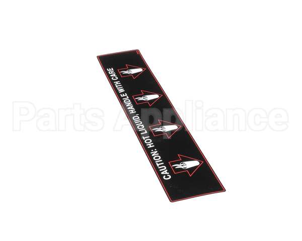 NA93AL Grindmaster Cecilware Label Hot Liquid-Gb4D/M/S