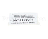 NL22AL Grindmaster Cecilware Label Caution (4) Gb8M