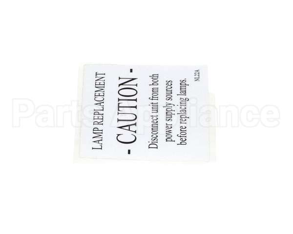 NL22AL Grindmaster Cecilware Label Caution (4) Gb8M