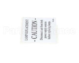 NL22AL Grindmaster Cecilware Label Caution (4) Gb8M
