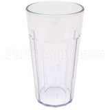 NT16152 Compatible Cambro Tumbler, Fluted16.4 Oz C Lear
