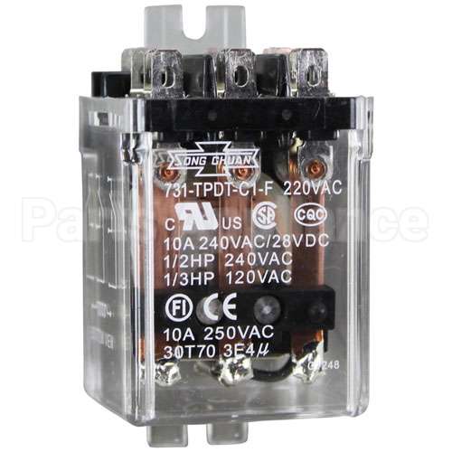 NT1785 Compatible Groen Control Relay - 220Vac 5K- 3 Pole Double