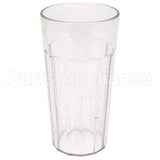 NT20152 Compatible Cambro Tumbler, Fluted (22 Oz, Clear)