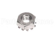 NUT276 Bki Nut, 8-32 Washered Locknut