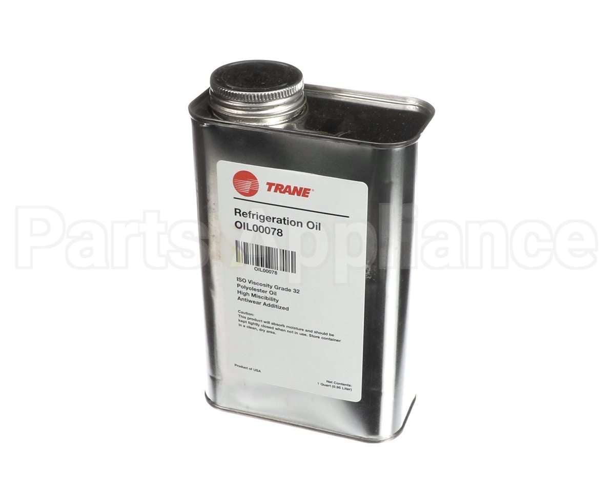 OIL00078 Trane Oil; Refrigeration Lubricant, Poe, Rl32H
