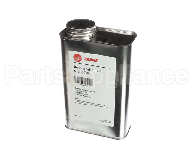 OIL00078 Trane Oil; Refrigeration Lubricant, Poe, Rl32H