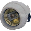 P1056A Compatible Bakers Pride Socket, Bulb Snap In Ceramic