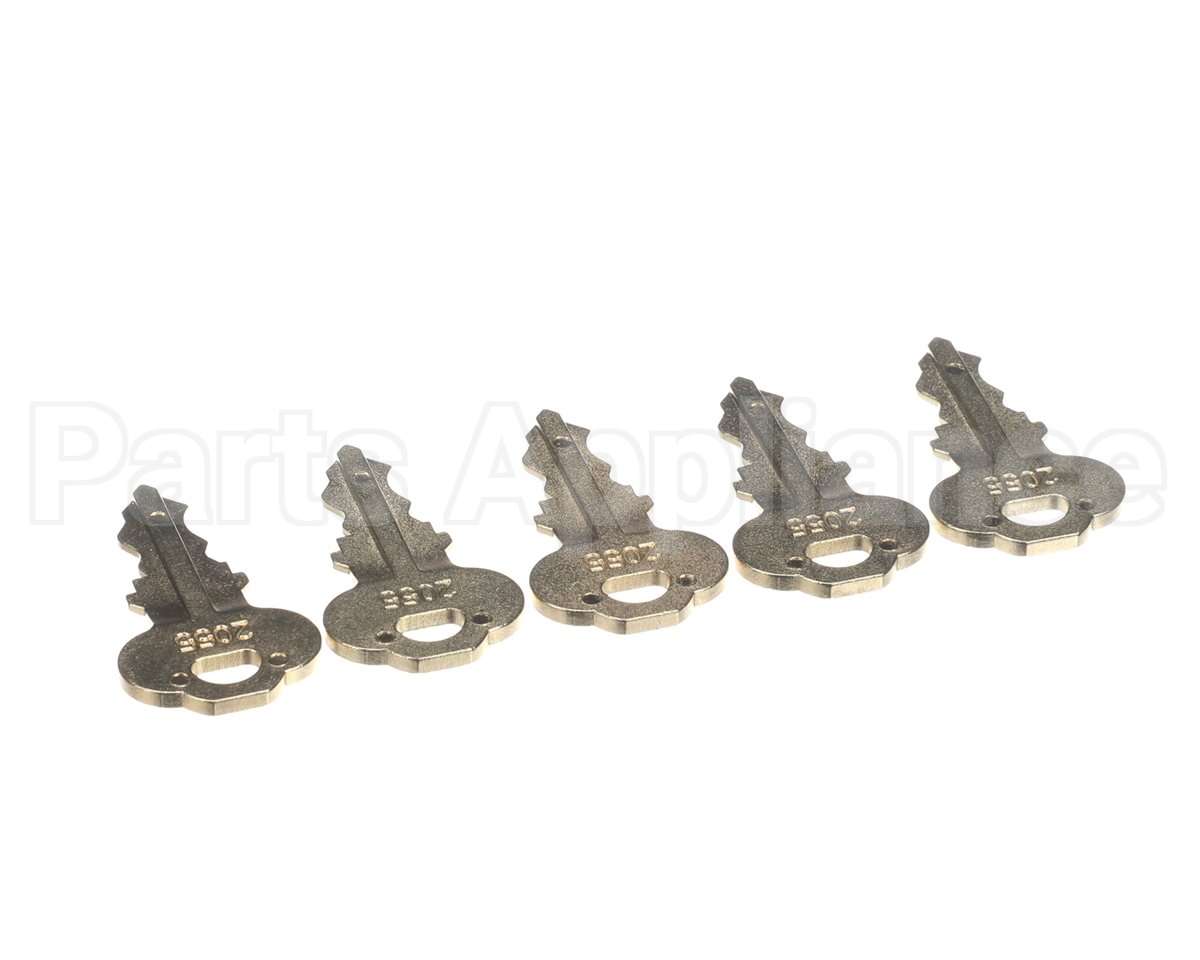 P15-398 Bradley Corporation Standard Bradley Key, Set Of 5