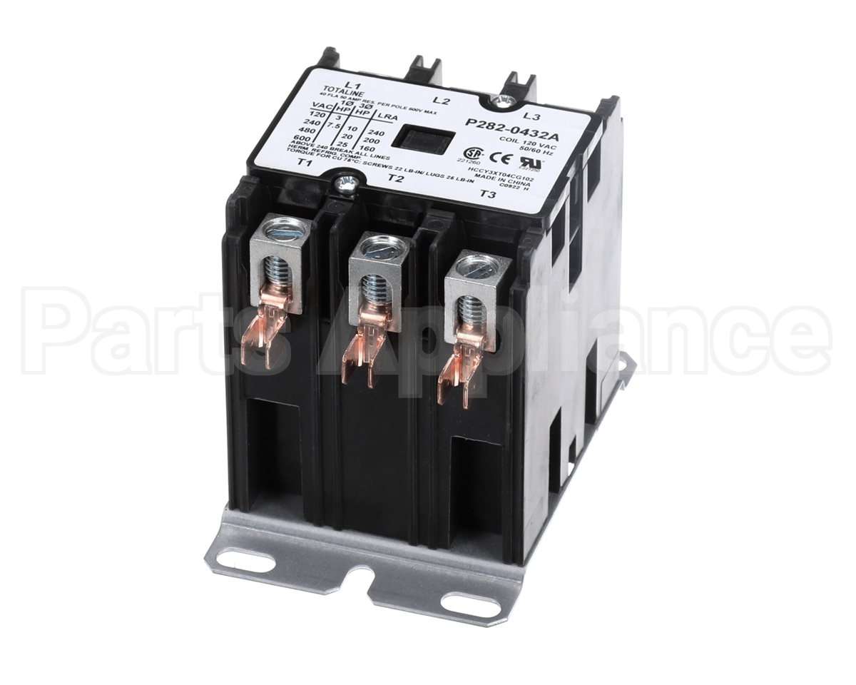 P282-0432A Carrier 3Pole 40Amp 120V Contactor