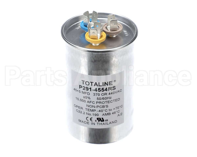 P291-4554RS Bryant Payne Dual Capacitor 45/5 440V Rnd