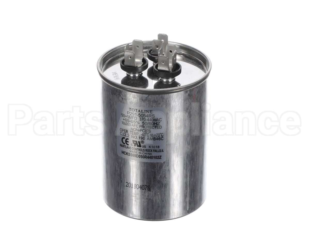 P291-5054RS Carrier 50/5Mfd 440V Dualrndcapacitor