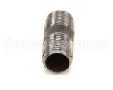 P7037093 Pitco Nipple,Black 1/2 X 2