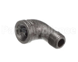 P7037752 Pitco Elbow,Blk St 90 3/8