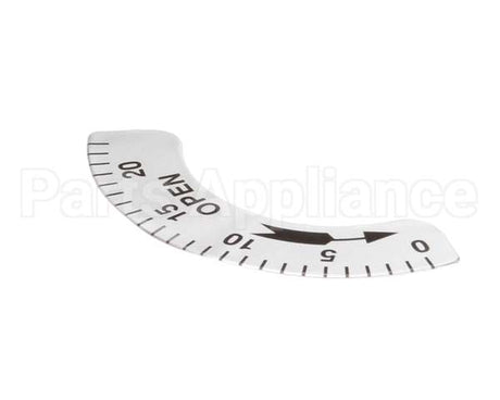 P9201-47 Middleby Eccentric Decal #C8721-01 Sdr-