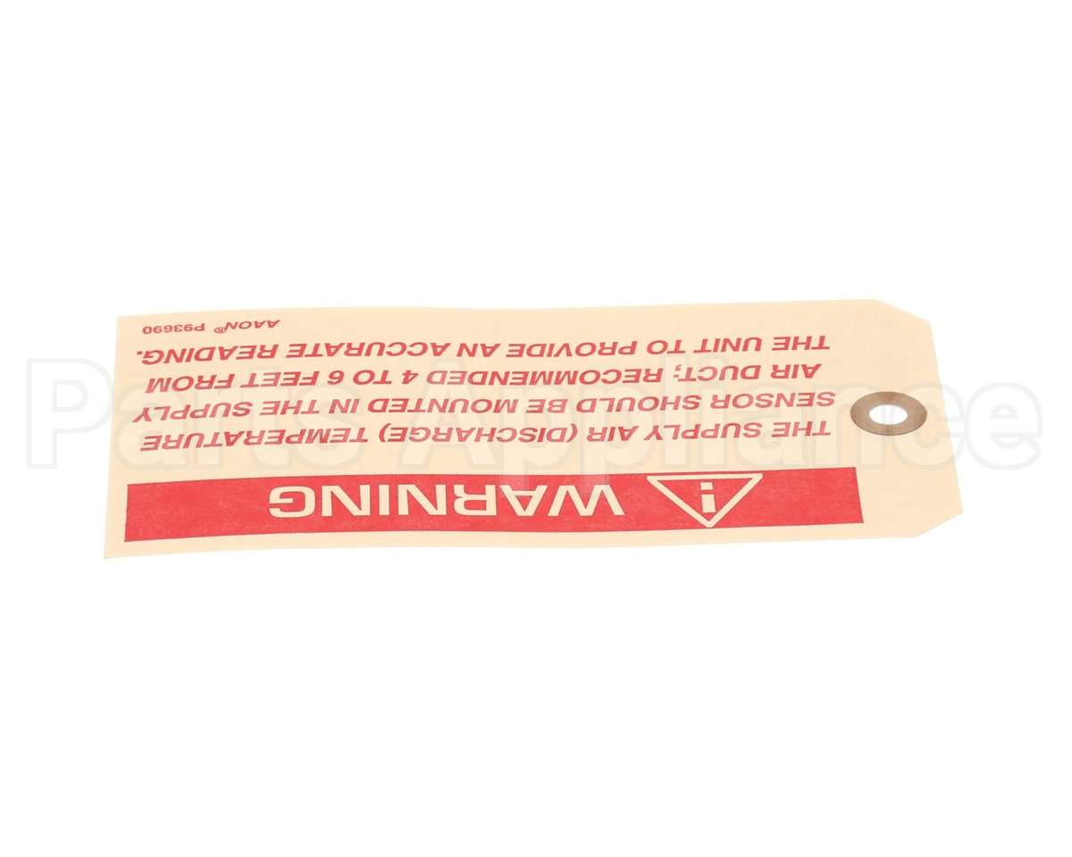 P93690 Aaon Tag Supply Air Sensor Location