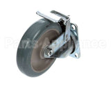 PC175-1 Biro Caster, 5 In. Dia, Total Lock Swivel