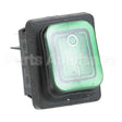 PC78-219S Compatible Prince Castle Switch - Rocker, Lighted (Green)