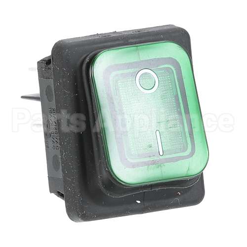 PC78-233S Compatible Prince Castle Switch - Rocker, Lighted (Green)