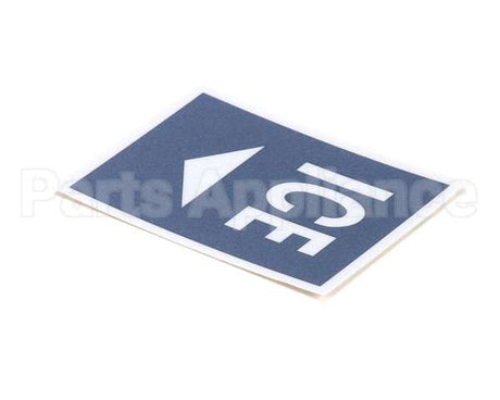 PD502622 Follett Label,Ice Disp Cvr Lvr