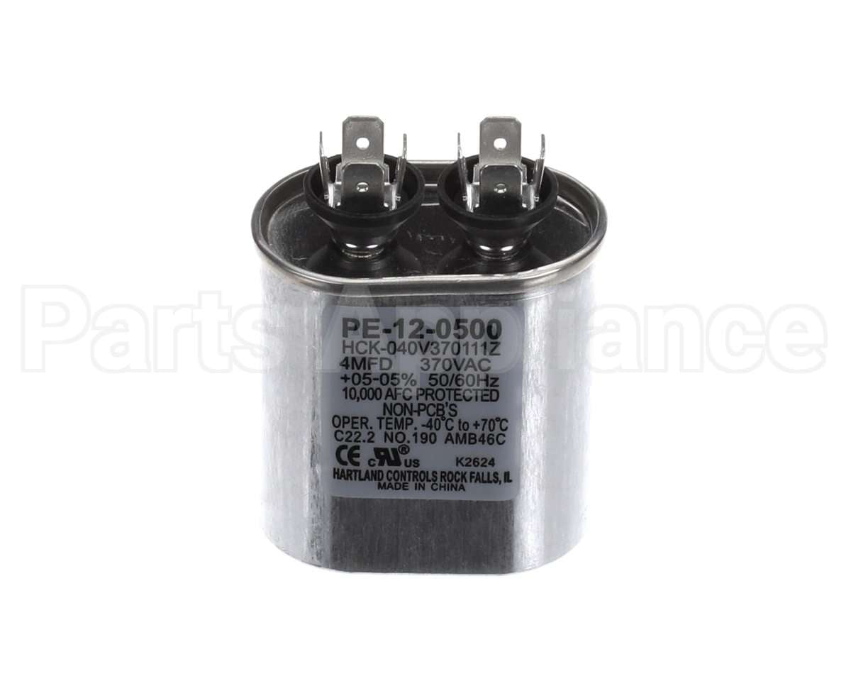 PE-12-0500 Enviro-Tec 4Mfd 370V Oval Run Capacitor