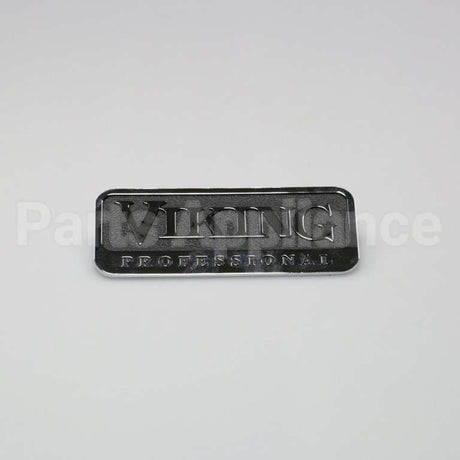 PE010016 Vikinglogo Badge-Black And Chrome