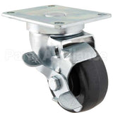 PEC22331 Compatible Perlick Caster, Plate, 3" Swl, W/Brk