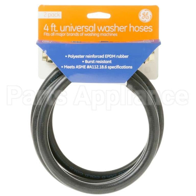 PM14X10002 GE 2Pk 4Ft Rubber Inlet Hoses