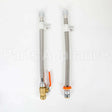 PM77X002 GE 18 Wh Corrugated Quick Connector Kit 0.75" Fip