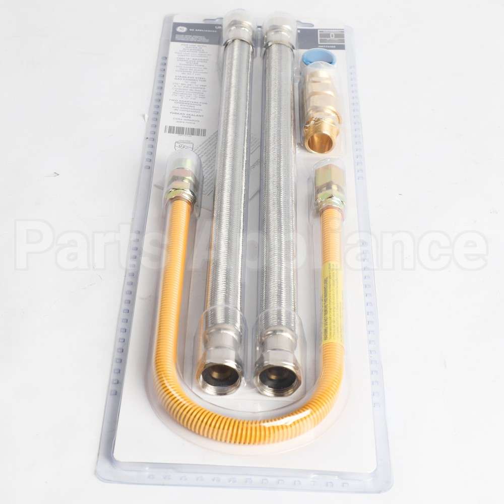 PM77X102 GE 18 Braided Gas Wh Connector Kit