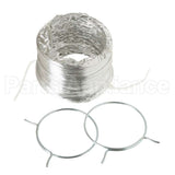 PM8X73 GE Flexible Foil Dryer Duct With Clamps