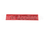 PP10426 Pitco Label,Gas Notice Cvrsn Lp