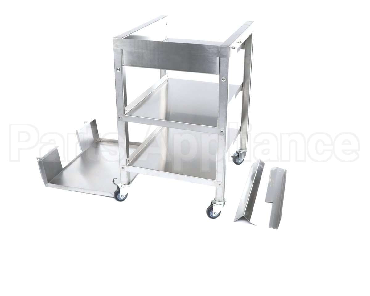 PS1682 Winston Tray Cart - With Basket Stand