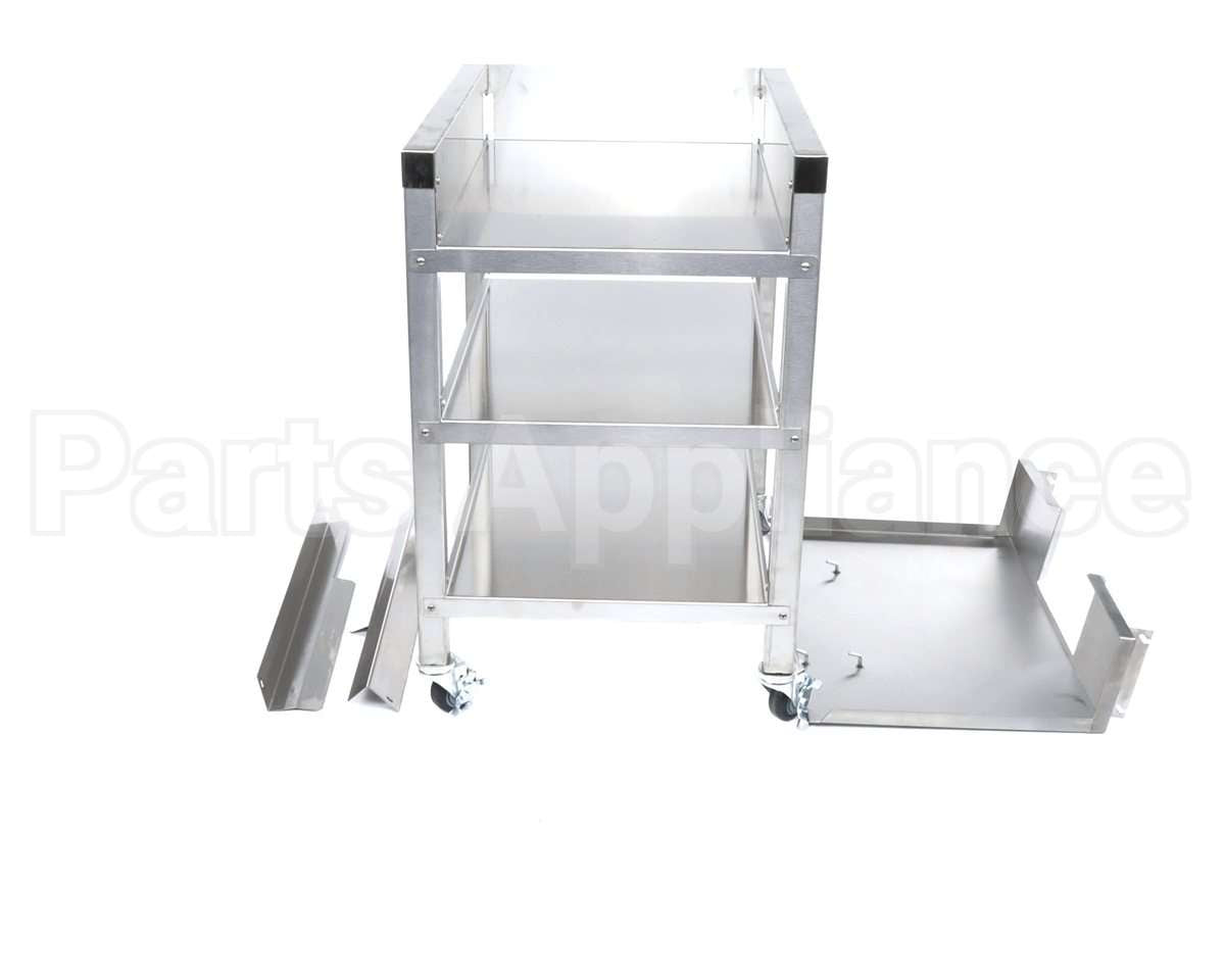 PS1682 Winston Tray Cart - With Basket Stand