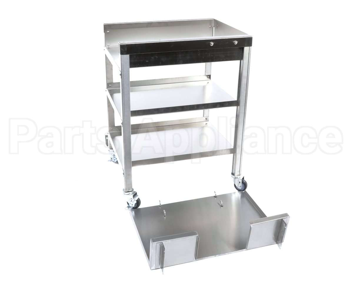 PS1682 Winston Tray Cart - With Basket Stand
