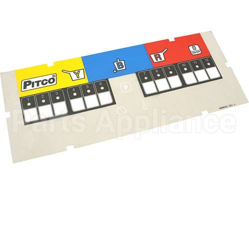 PTA6096301 Compatible Pitco Lbl, Ovrly 3 Zn Fries