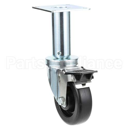 PTPP10815 Compatible Pitco Caster, 4"Wheel, 9"Lift, W/Brake